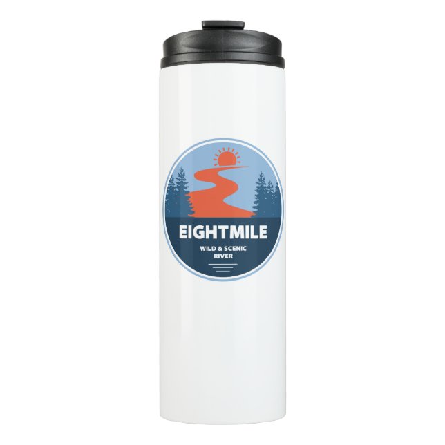 Eightmile Wild and Scenic River Connecticut Thermal Tumbler (Front)