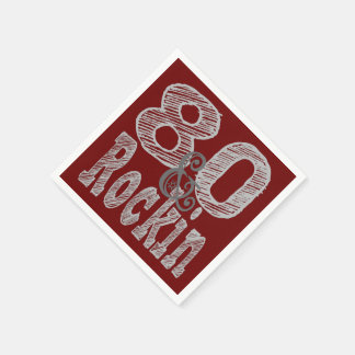 Eighty and Rockin Napkin