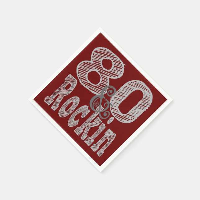 Eighty and Rockin Napkin (Corner)