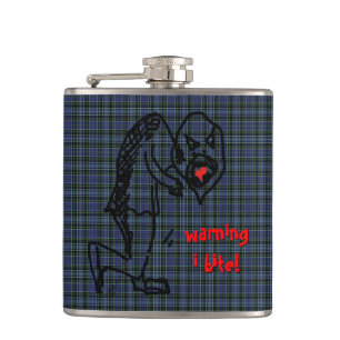 Eigor - Warning I Bite Hip Flask