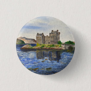 Eilean Donan Castle 3 Cm Round Badge