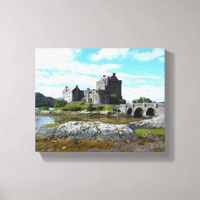 Eilean Donan Castle Canvas Print (Front)