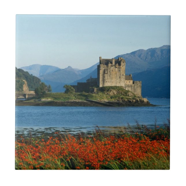 Eilean Donan Castle, Highlands, Scotland 3 Tile (Front)
