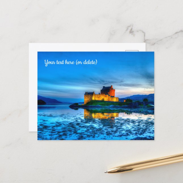 Eilean Donan Castle, Scotland Postcard (Front/Back In Situ)