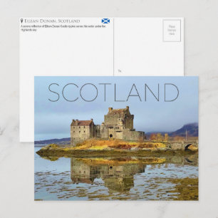 Eilean Donan, Scotland Travel Postcard