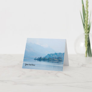 Eilean Munde on Loch Leven, Scotland Greeting card