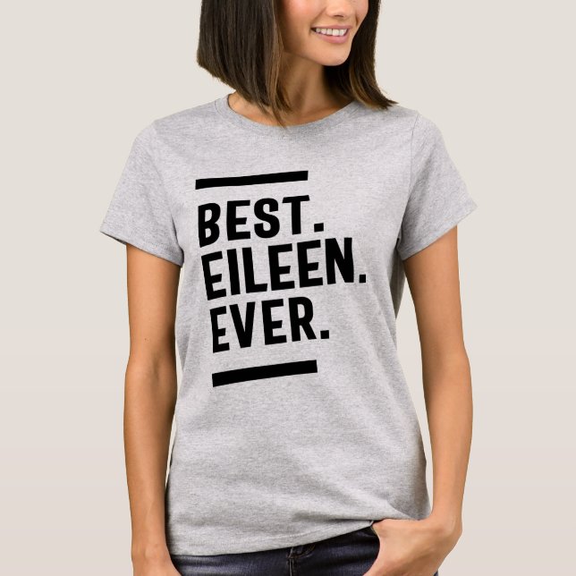 Eileen Personalised Name Birthday Gift T-Shirt (Front)