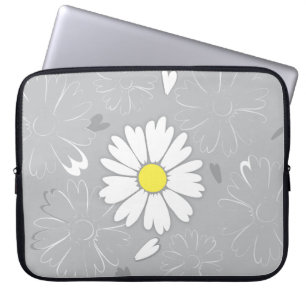 Eilin's Daisy Flower Laptop Sleeve