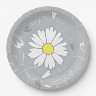 Eilin's Daisy Flower Paper Plate
