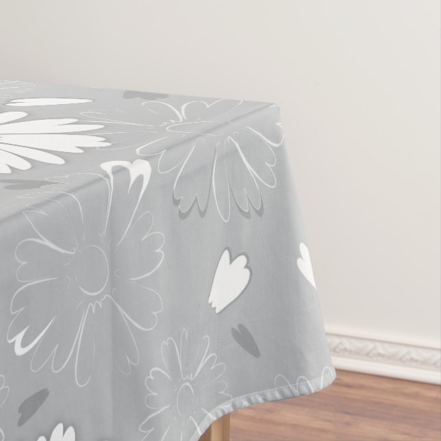 Eilin's Daisy Flower Tablecloth (In Situ)