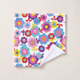 Eilin's Spring Flowers 2 Wash Cloth