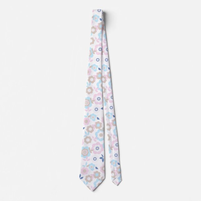 Eilin's Spring Flowers 3 Tie (Front)