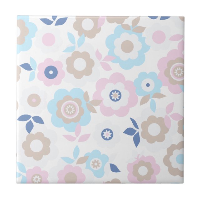 Eilin's Spring Flowers 3 Tile (Front)