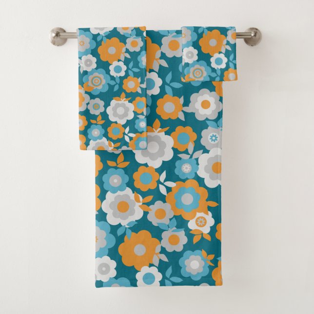 Eilin's Spring Flowers Bath Towel Set (Insitu)