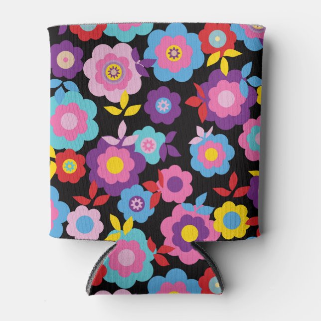 Eilin's Spring Flowers Can Cooler (Front)