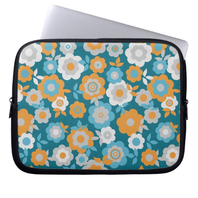 Eilin's Spring Flowers Laptop Sleeve (Front)