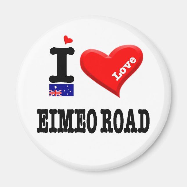 EIMEO ROAD - I Love Magnet (Front)