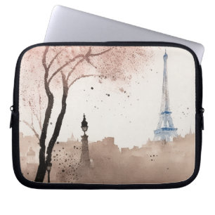 Ein Hauch von Paris - Aquarell - Laptop Sleeve