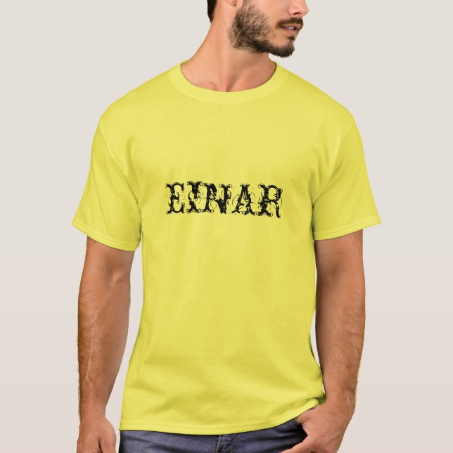 EINAR classic yellow T-Shirt (Front)