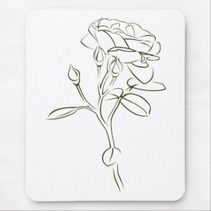 Eine Rose für die Liebste.... Mouse Pad