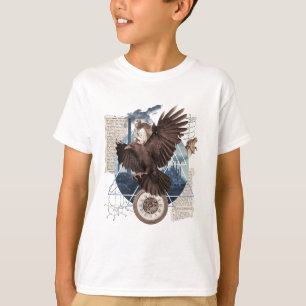 Eine schöne Collage mit Adler T-Shirt