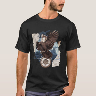 Eine schöne Collage mit Adler  T-Shirt