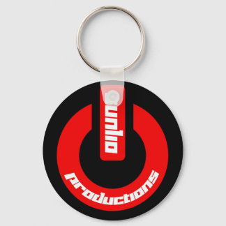 Einfacher Button-Schlüsselanhänger Key Ring