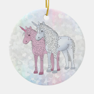 Einhörner Ceramic Tree Decoration