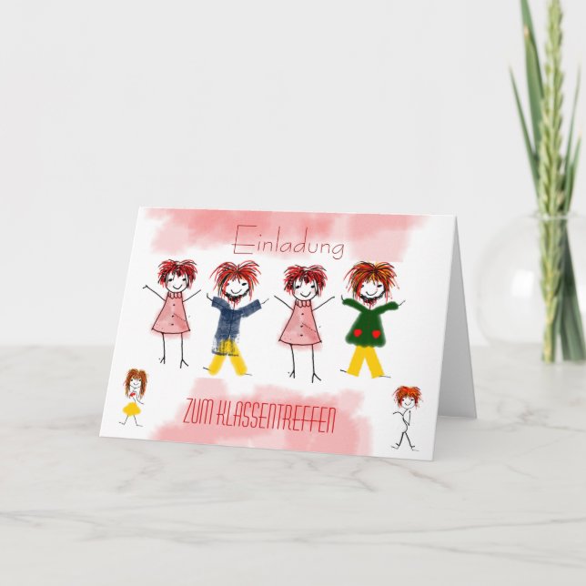 Einladung Klassentreffen Invitation (Front)