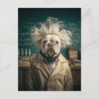 Einstein Pup in Lab Coat