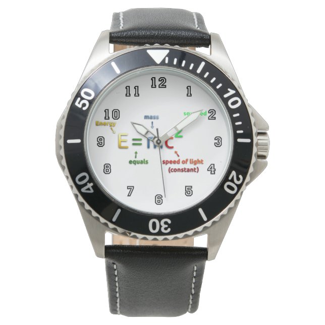 Einstein's Mass Energy Equivalence Watch (Front)