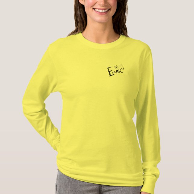  Einstein's Theory of Relativity. Formula T-Shirt (Front)