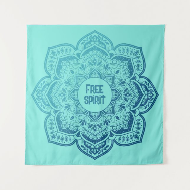 Eira Mandala Personalized Tapestry (Front)