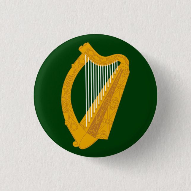 Eire 3 Cm Round Badge (Front)