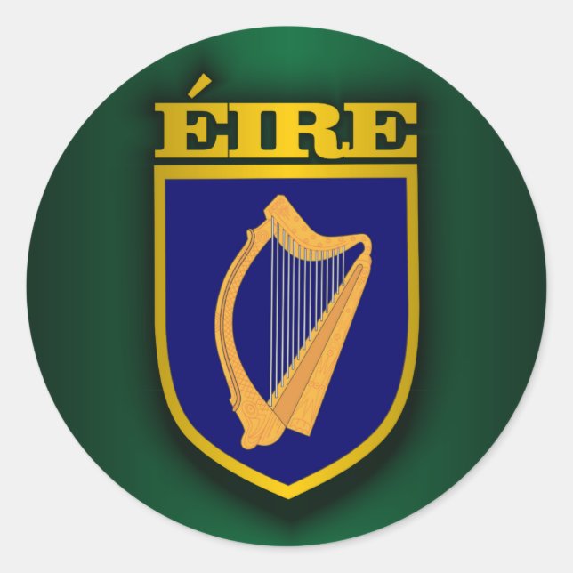 Eire Classic Round Sticker (Front)