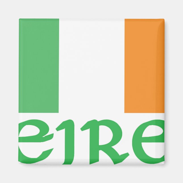 EIRE Irish Flag Magnet (Front)
