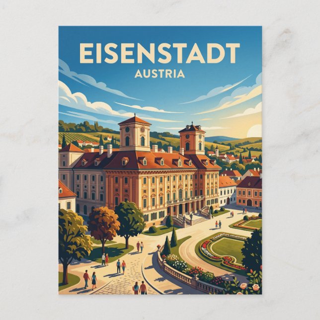 Eisenstadt Austria Postcard (Front)