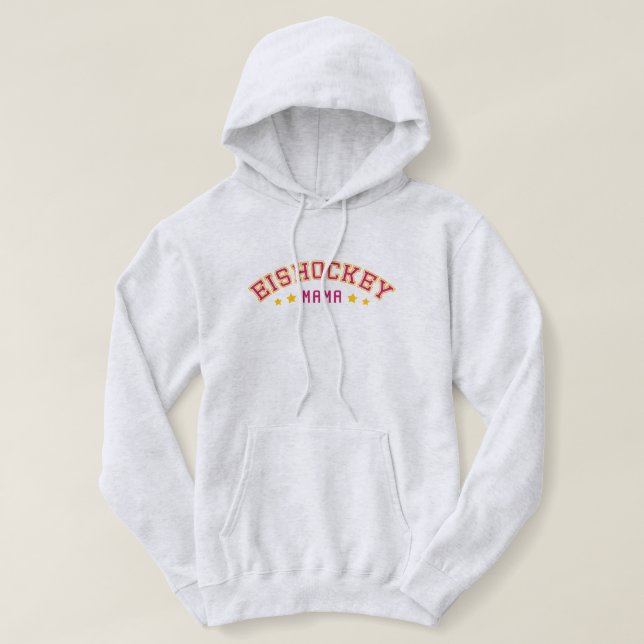 Eishockey Mama Hoodie (Design Front)