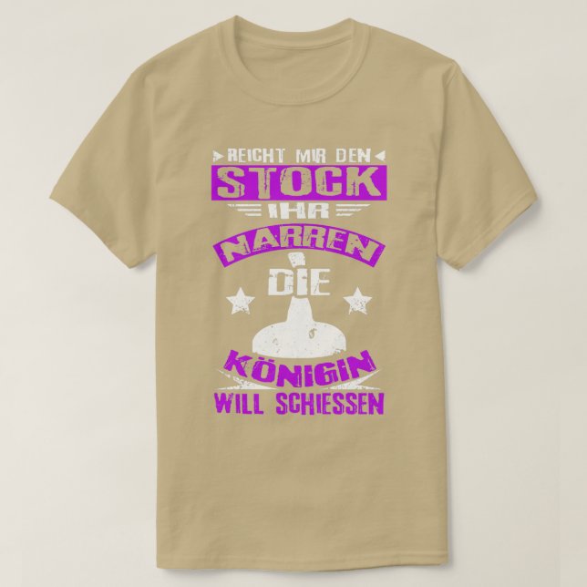 Eisstockschieen Knigin T-Shirt (Design Front)