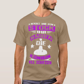 Eisstockschieen Knigin T-Shirt