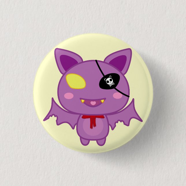 Eitel the Bat 3 Cm Round Badge (Front)