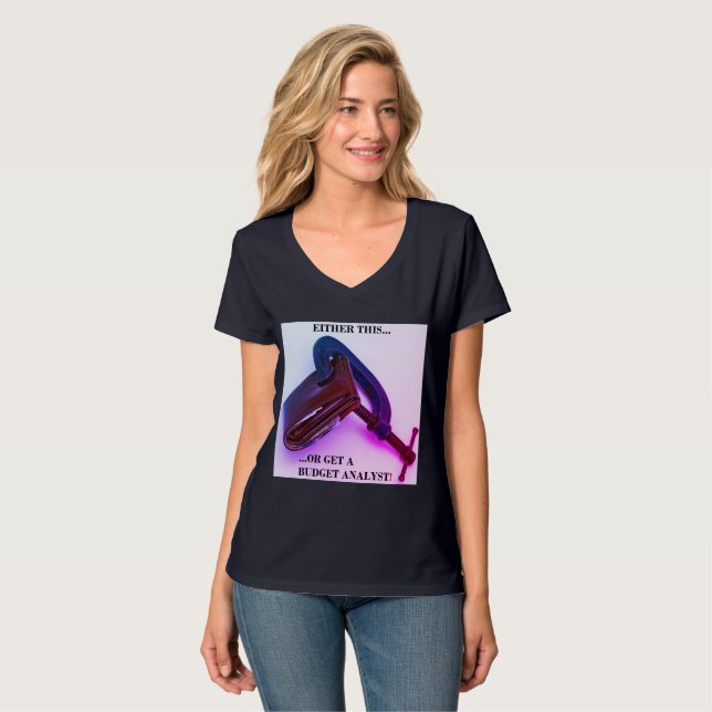 "Either this... or get a budget analyst!" Tank Top (Front Full)