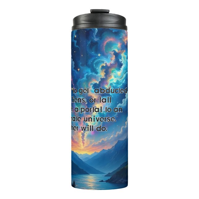 Either Will Do Thermal Tumbler (Front)