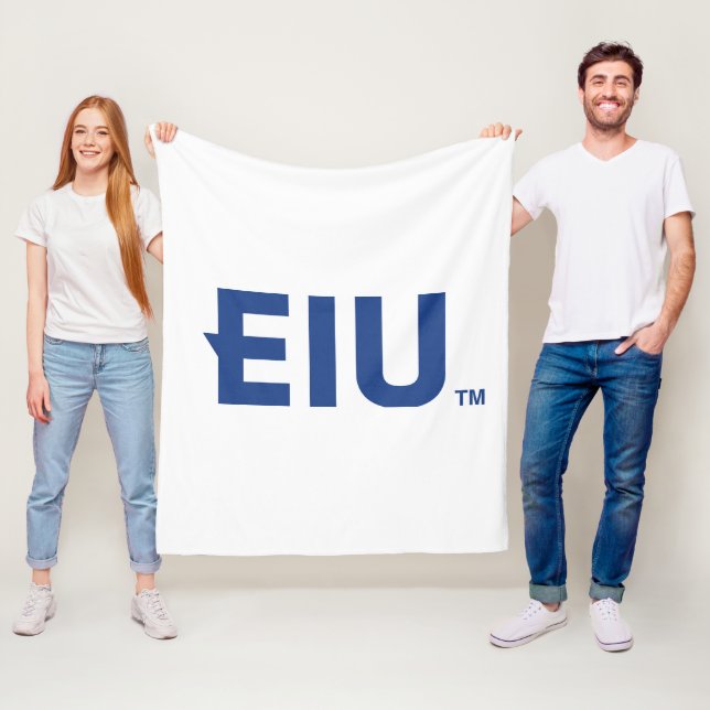 EIU Block Letter Fleece Blanket (In Situ)