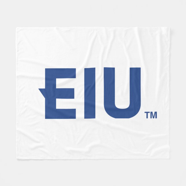 EIU Block Letter Fleece Blanket (Front (Horizontal))