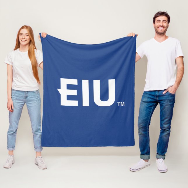 EIU Block Letter Fleece Blanket (In Situ)