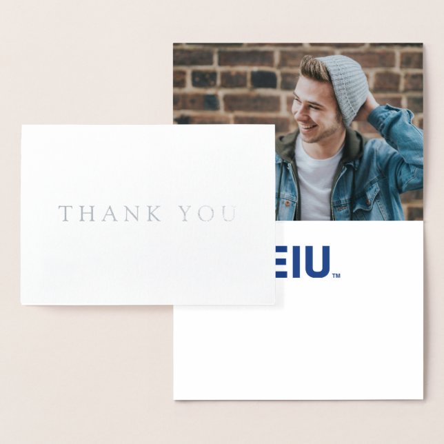 EIU Block Letter Foil Card (Display)