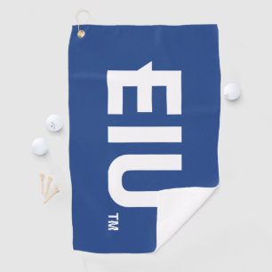 EIU Block Letter Golf Towel