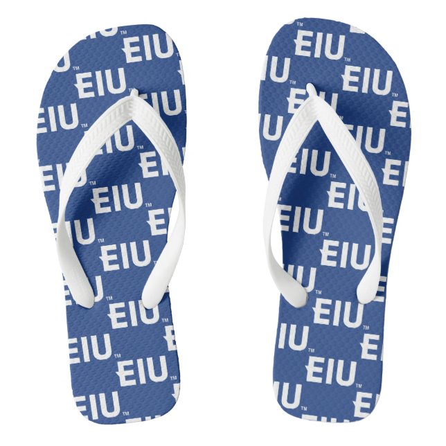 EIU Block Letter Jandals (Footbed)