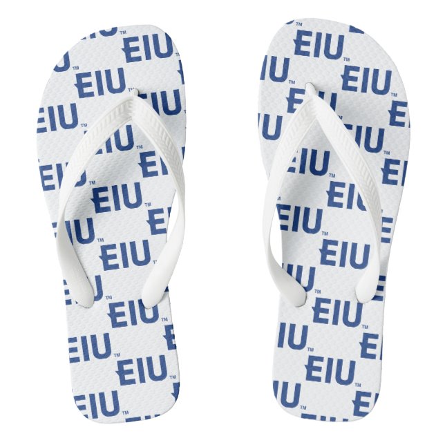 EIU Block Letter Jandals (Footbed)